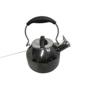 CHANTAL Whistling Tea Kettle 2 quart Steel / Enamel Dark Gray